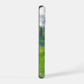 かわいいウサギと山の景色のiPhoneケース iPhone 15ケース (右側面)