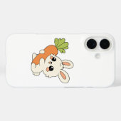 かわいいウサギのにんじんスマホケース Case-Mate iPhoneケース (裏面 (横))