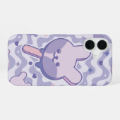 かわいいウサギのアイスキャンディー iPhone 16ケース (裏面横)