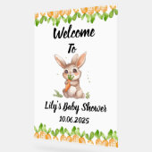 かわいいウサギのアクリルの赤ちゃんシャワーサイン アクリルサイン (傾斜)