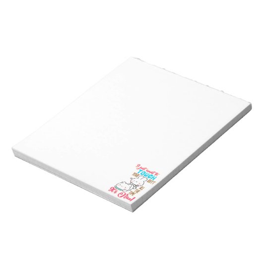 かわいいウサギのイラスト お尻を触りたい ノートパッド (回転)