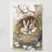 かわいいウサギのイースターエッグ (正面)