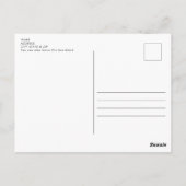 かわいいウサギのイースター・ポストカード ポストカード (裏面)