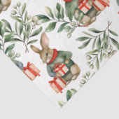 かわいいウサギのクリスマス　ティシューペーパー 薄葉紙 (詳細)