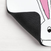 かわいいウサギのクリップアートかわいい動物のバニーアート マウスパッド (コーナー)