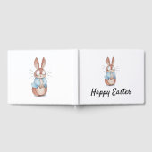 かわいいウサギのゲストブック • 愛らしいウサギをテーマにした ゲストブック (全面)