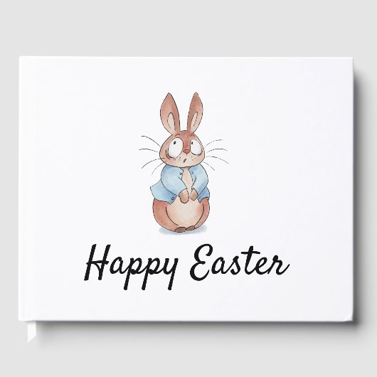 かわいいウサギのゲストブック • 愛らしいウサギをテーマにした ゲストブック (正面)