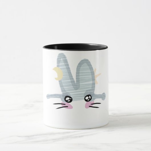かわいいウサギのコーヒーマグ マグカップ (中央)