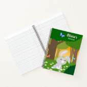 かわいいウサギのノート ノートブック (内部)