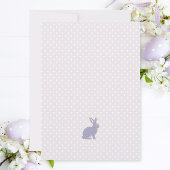 かわいいウサギのパステル卵形フォトイースターカード シーズンカード