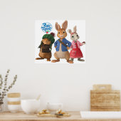 かわいいウサギのピーター・ラビット ポスター (キッチン)