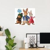 かわいいウサギのピーター・ラビット ポスター (ホームオフィス)