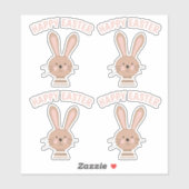 かわいいウサギのプランナー スクラップブッキング ハッピーイースター シール (シート)