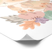 かわいいウサギのベビーポスター 子供部屋 装飾 ポスター (角)