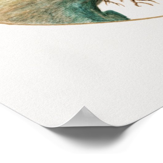 かわいいウサギのポスター ポスター (角)