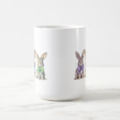 かわいいウサギのマグカップ コーヒーマグカップ (中央)