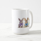 かわいいウサギのマグカップ コーヒーマグカップ (正面右)
