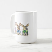 かわいいウサギのマグカップ コーヒーマグカップ (正面左)