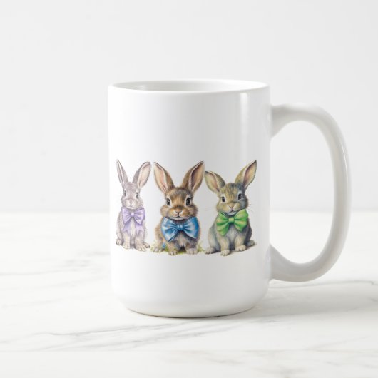 かわいいウサギのマグカップ コーヒーマグカップ (右)