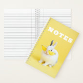 かわいいウサギのメガネ|過去記事 ノートブック (内側)