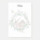 かわいいウサギのメモ帳 ポストイット (正面)