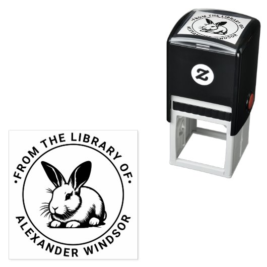 かわいいウサギのラインアート#3図書名 セルフインキングスタンプ (インサイチュ)