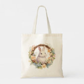 かわいいウサギの動物トートバッグ トートバッグ (裏面)