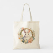 かわいいウサギの動物トートバッグ トートバッグ (裏面)
