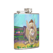かわいいウサギの動物パレード フラスク (右)