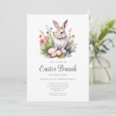 かわいいウサギの卵狩りとイースターブランチ 招待状 (スタンド正面)