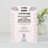 かわいいウサギの女の子がやってくる！招待状 招待状 (スタンド正面)