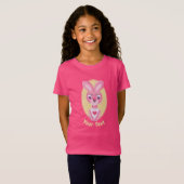 かわいいウサギの女の子キャラクター Tシャツ (正面フル)