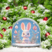 かわいいウサギの姿を飾り付け (クリスマス)