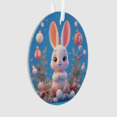 かわいいウサギの姿を飾り付け オーナメント (正面)