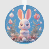 かわいいウサギの姿を飾り付け オーナメント (裏面)