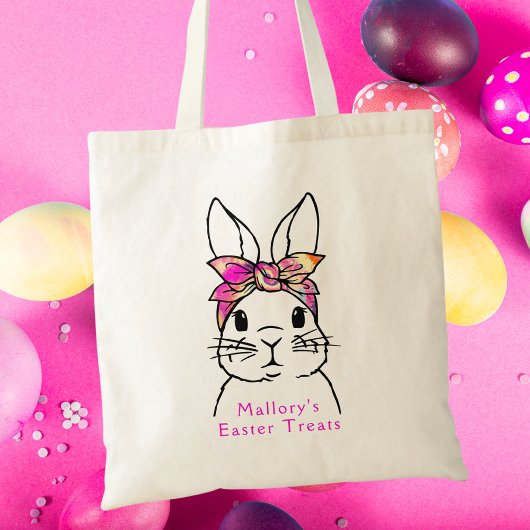 かわいいウサギの子供用イースター トートバッグ