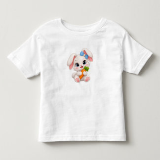 かわいいウサギの子供用Tシャツ | かわいい赤ちゃんウサギ トドラーTシャツ