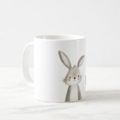 かわいいウサギの愛 コーヒーマグカップ (正面左)