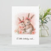 かわいいウサギの抱擁 招待状 (スタンド正面)