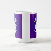 かわいいウサギの星マグカップ - キュートな動物コーヒーカップ コーヒーマグカップ (中央)