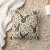 かわいいウサギの枕 クッション (ブランケット)