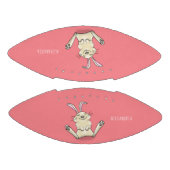 かわいいウサギの漫画イラストレーション アメリカンフットボール (パネル)