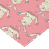 かわいいウサギの漫画イラストレーション テーブルクロス (アングル)