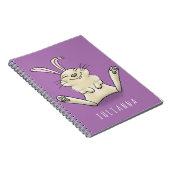 かわいいウサギの漫画イラストレーション ノートブック (右側)