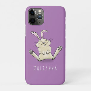 かわいいウサギの漫画イラストレーション iPhone 11 PROケース