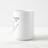 かわいいウサギの獣医アシスタント ポジティブケア コーヒーマグカップ (中央)
