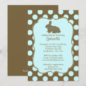 かわいいウサギの男の子のベビーシャワー招待状 招待状 (正面/裏面)