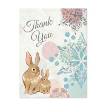 かわいいウサギの花 春のありがとう