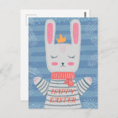 かわいいウサギの芸術 ポストカード (正面/裏面)