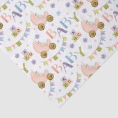 かわいいウサギの赤ちゃんシャワー 薄葉紙 (詳細)